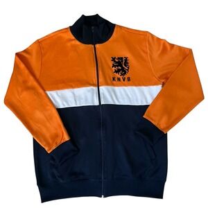 Holland Retro 1983 Football Jacket Men's XL Full Zip KNVB COPA Football Pockets